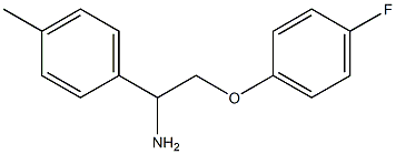 2-(4-fluorophenoxy)-1-(4-methylphenyl)ethanamine Struktur