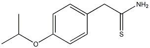 2-(4-isopropoxyphenyl)ethanethioamide Struktur