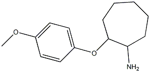 2-(4-methoxyphenoxy)cycloheptanamine Struktur