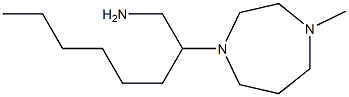 2-(4-methyl-1,4-diazepan-1-yl)octan-1-amine Struktur