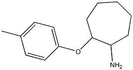 2-(4-methylphenoxy)cycloheptan-1-amine Struktur