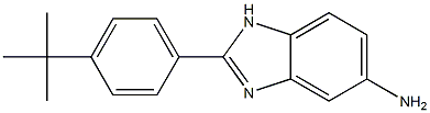 2-(4-tert-butylphenyl)-1H-1,3-benzodiazol-5-amine Struktur