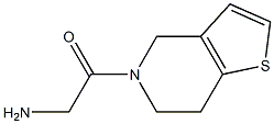 2-(6,7-dihydrothieno[3,2-c]pyridin-5(4H)-yl)-2-oxoethanamine Struktur