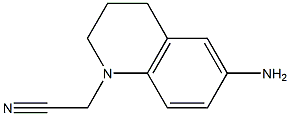 2-(6-amino-1,2,3,4-tetrahydroquinolin-1-yl)acetonitrile Struktur