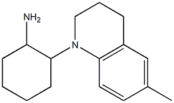 2-(6-methyl-1,2,3,4-tetrahydroquinolin-1-yl)cyclohexan-1-amine Struktur