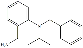 2-(aminomethyl)-N-benzyl-N-(propan-2-yl)aniline Struktur