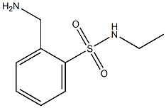 2-(aminomethyl)-N-ethylbenzenesulfonamide Struktur