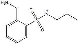 2-(aminomethyl)-N-propylbenzenesulfonamide Struktur