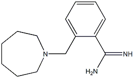 2-(azepan-1-ylmethyl)benzenecarboximidamide Struktur