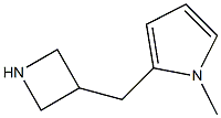 2-(azetidin-3-ylmethyl)-1-methyl-1H-pyrrole Struktur