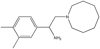 2-(azocan-1-yl)-1-(3,4-dimethylphenyl)ethan-1-amine Struktur