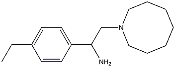 2-(azocan-1-yl)-1-(4-ethylphenyl)ethan-1-amine Struktur