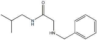 2-(benzylamino)-N-(2-methylpropyl)acetamide Struktur