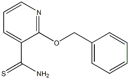 2-(benzyloxy)pyridine-3-carbothioamide Struktur