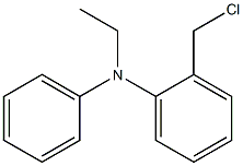 2-(chloromethyl)-N-ethyl-N-phenylaniline Struktur