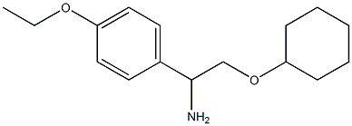 2-(cyclohexyloxy)-1-(4-ethoxyphenyl)ethanamine Struktur