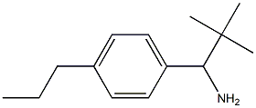 2,2-dimethyl-1-(4-propylphenyl)propan-1-amine Struktur