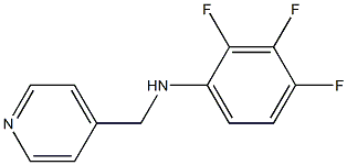 2,3,4-trifluoro-N-(pyridin-4-ylmethyl)aniline Struktur