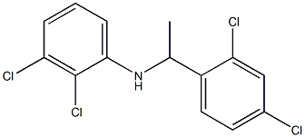 2,3-dichloro-N-[1-(2,4-dichlorophenyl)ethyl]aniline Struktur