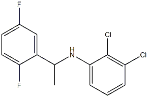 2,3-dichloro-N-[1-(2,5-difluorophenyl)ethyl]aniline Struktur