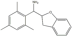 2,3-dihydro-1-benzofuran-2-yl(2,4,6-trimethylphenyl)methanamine Struktur