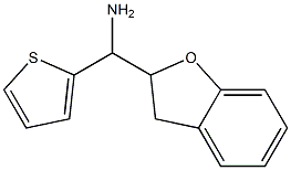 2,3-dihydro-1-benzofuran-2-yl(thiophen-2-yl)methanamine Struktur