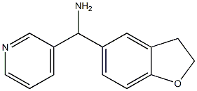 2,3-dihydro-1-benzofuran-5-yl(pyridin-3-yl)methanamine Struktur