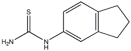 2,3-dihydro-1H-inden-5-ylthiourea Struktur