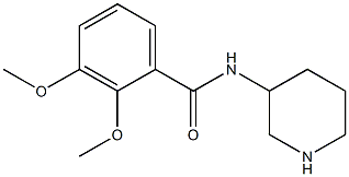 2,3-dimethoxy-N-piperidin-3-ylbenzamide Struktur