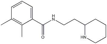 2,3-dimethyl-N-(2-piperidin-2-ylethyl)benzamide Struktur