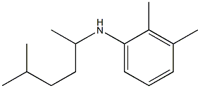 2,3-dimethyl-N-(5-methylhexan-2-yl)aniline Struktur