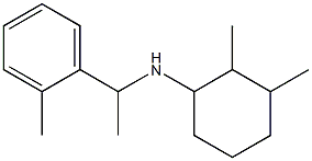 2,3-dimethyl-N-[1-(2-methylphenyl)ethyl]cyclohexan-1-amine Struktur