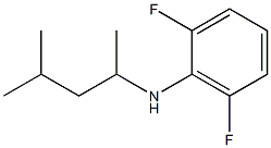 2,6-difluoro-N-(4-methylpentan-2-yl)aniline Struktur