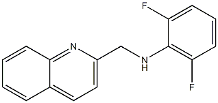 2,6-difluoro-N-(quinolin-2-ylmethyl)aniline Struktur