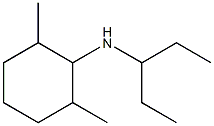 2,6-dimethyl-N-(pentan-3-yl)cyclohexan-1-amine Struktur