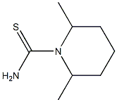 2,6-dimethylpiperidine-1-carbothioamide Struktur