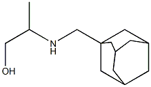 2-[(1-adamantylmethyl)amino]propan-1-ol Struktur