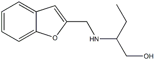 2-[(1-benzofuran-2-ylmethyl)amino]butan-1-ol Struktur