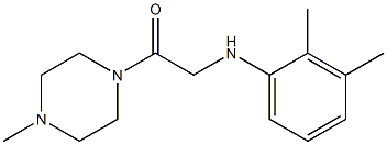 2-[(2,3-dimethylphenyl)amino]-1-(4-methylpiperazin-1-yl)ethan-1-one Struktur