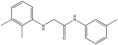 2-[(2,3-dimethylphenyl)amino]-N-(3-methylphenyl)acetamide Struktur