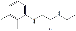 2-[(2,3-dimethylphenyl)amino]-N-ethylacetamide Struktur