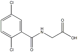 2-[(2,5-dichlorophenyl)formamido]acetic acid Struktur