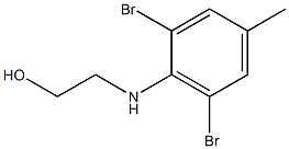 2-[(2,6-dibromo-4-methylphenyl)amino]ethan-1-ol Struktur