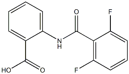 2-[(2,6-difluorobenzene)(methyl)amido]benzoic acid Struktur