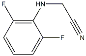 2-[(2,6-difluorophenyl)amino]acetonitrile Struktur