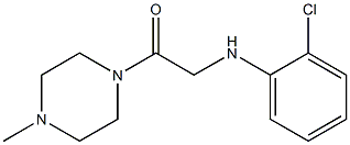 2-[(2-chlorophenyl)amino]-1-(4-methylpiperazin-1-yl)ethan-1-one Struktur