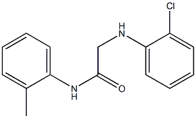 2-[(2-chlorophenyl)amino]-N-(2-methylphenyl)acetamide Struktur