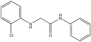 2-[(2-chlorophenyl)amino]-N-phenylacetamide Struktur