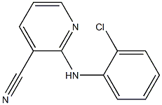 2-[(2-chlorophenyl)amino]pyridine-3-carbonitrile Struktur