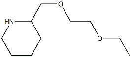 2-[(2-ethoxyethoxy)methyl]piperidine Struktur